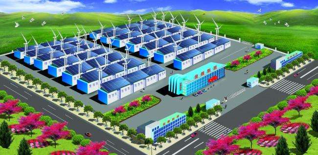 合肥高新建房搭“積木”發電用光伏