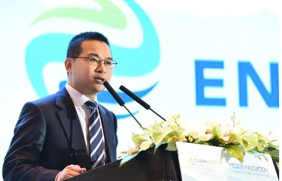 遠景能源CEO張雷在全球清潔能源部長峰會發表主旨演講