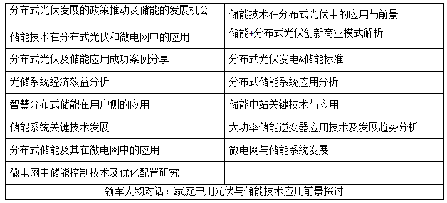 2017 分布式光伏+儲能技術應用研討會活動通知