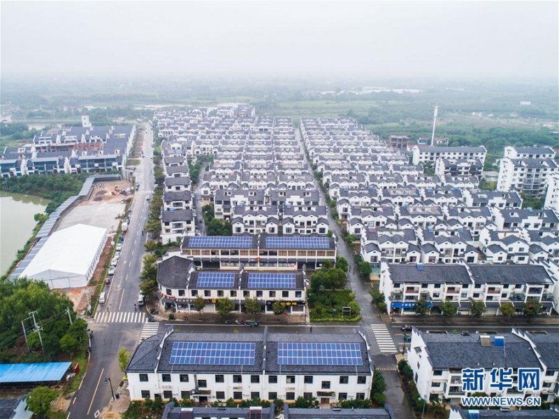浙江長興：光伏發電示范村500余戶項目陸續并網發電（組圖）