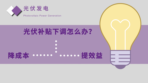 光伏補貼下調怎么辦？多渠道推動技術應用落地