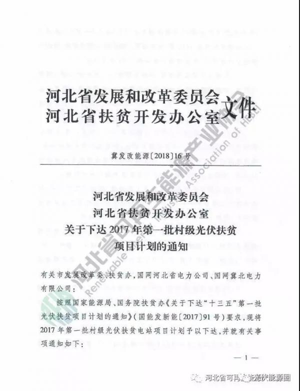 喜大普奔！河北省光伏補貼又來了！0.2元/度，補貼3年!