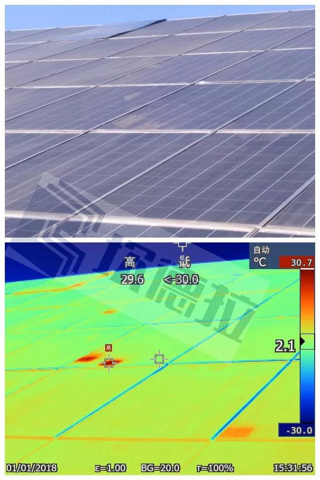寒冷！光伏組件熱斑溫度實測！