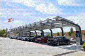 世界首座“充電、光伏、儲能”智慧車棚投入運營