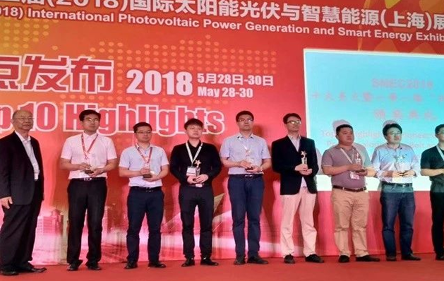 首航4-12KW三相并網逆變器在“十大亮點評選”中脫穎而出，獲SNEC展會“兆瓦級翡翠獎”殊榮