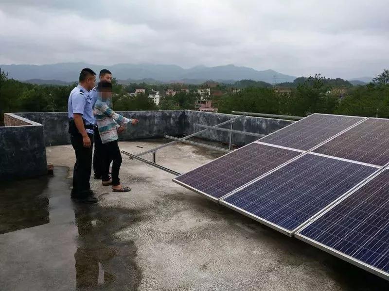 警惕‖警方成功破獲貧困戶太陽能光伏發電板盜竊案