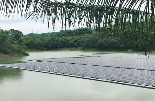 陽光電源漂浮系統化身“浮堅強”，安全度過枯水期與臺風期